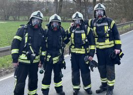 ICE-Atemschutz-Team beim Gasaustritt in Niederzeuzheim im Einsatz