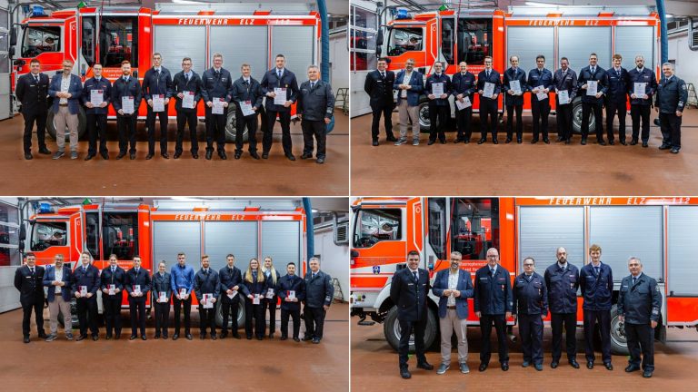 Feuerwehr der Gemeinde Elz zog Bilanz: bislang 117 Einsätze, 11 gerettete Menschen und 12.363 Arbeitsstunden