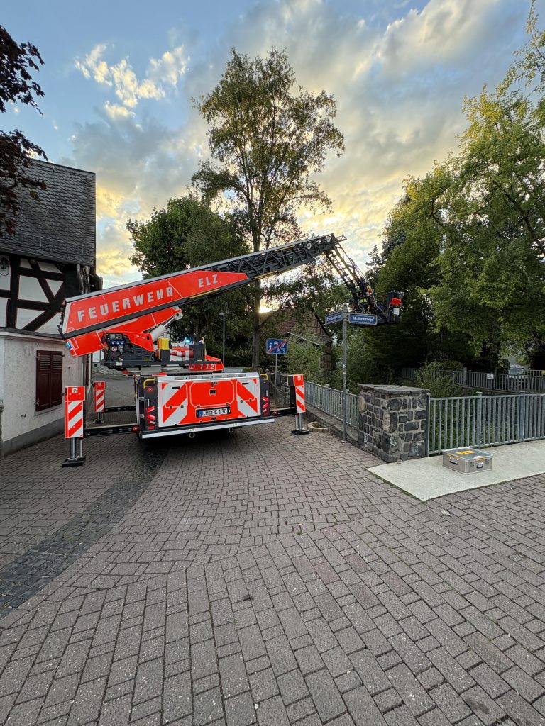 Zugübung Technische Hilfeleistung